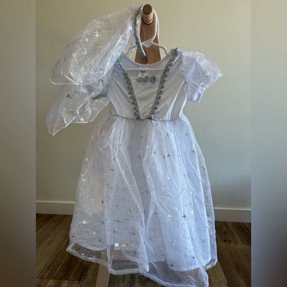 Little adventures Bride Dress Up size 1-3 years